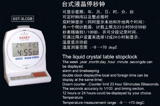 點(diǎn)擊查看詳細(xì)信息<br>標(biāo)題：SST-3LCDB臺(tái)式液晶停秒鐘 閱讀次數(shù)：2238