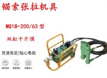 點(diǎn)擊查看詳細(xì)信息<br>標(biāo)題：風(fēng)動張拉機(jī)具 MQ18-200-63型 配雙缸千斤頂 礦用錨索張拉機(jī)具 閱讀次數(shù)：238